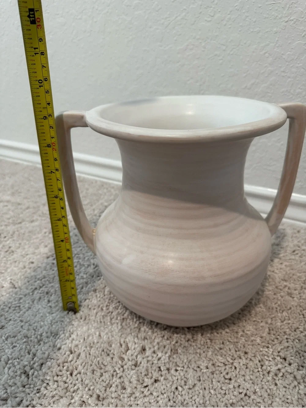 Two-Handled Ceramic Vase